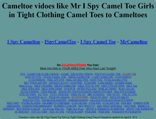 Tablet Screenshot of cameltoe-1.com